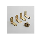 Escuadra Vertical 60x20x2mm 4 Pcs Con Tornillos 4