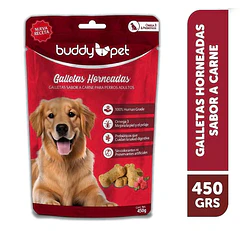 Galletas Buddy Pet Horneadas Sabor Carne 450g