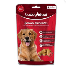 Galletas Buddy Pet Horneadas Sabor Carne 450g
