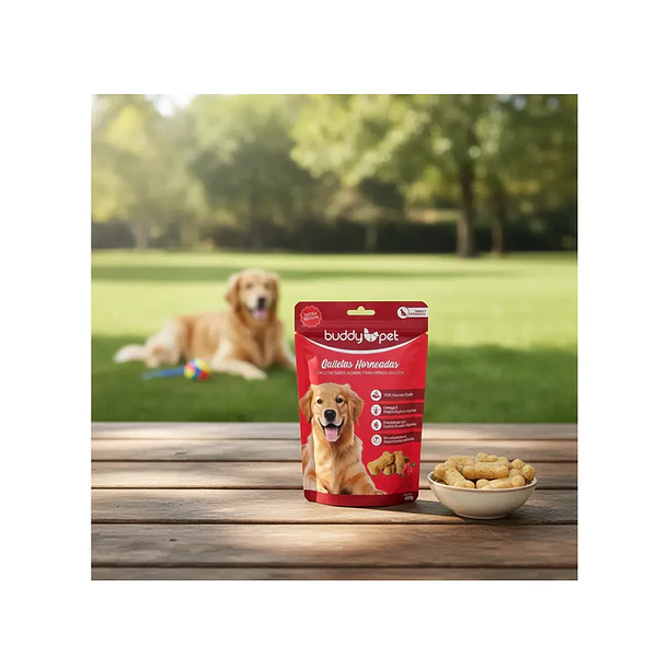 Galletas Buddy Pet Horneadas Sabor Carne 450g 6