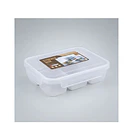 Contenedor Organizador De Alimentos 6 Divisiones Con Tapa 1