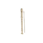 Flauta Dulce Soprano Color Crema Con Baqueta 1