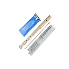 Flauta Dulce Soprano Color Crema Con Baqueta 3