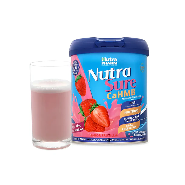 Nutrasure Cahmb Frutilla X850g 1