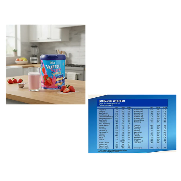 Nutrasure Cahmb Frutilla X850g 3