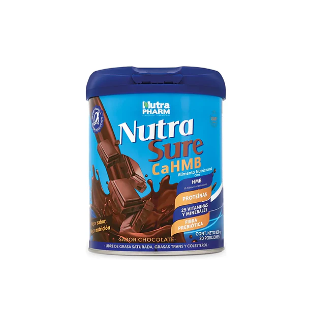 Alimento en Polvo Nutrasure Sabor Chocolate 850g 2
