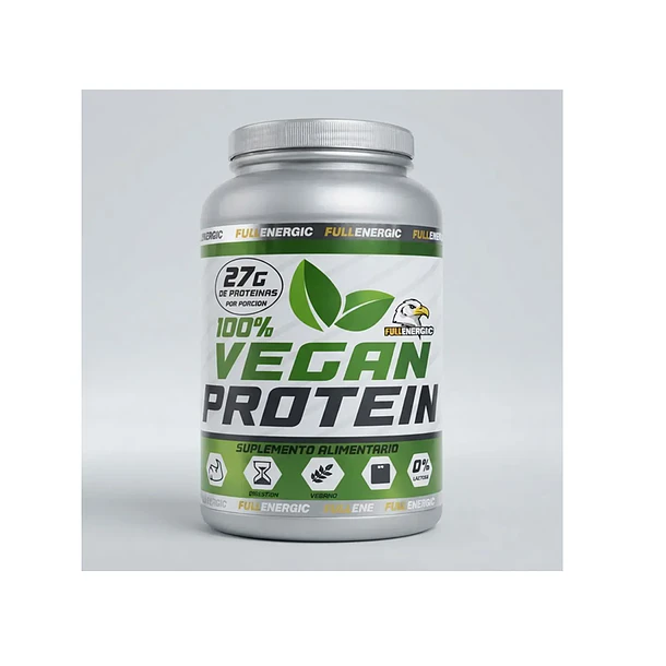 100% Vegan Protein Frutilla 1kg 5