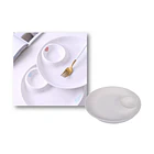 Plato De Plastico Con Separador - Snacks O Salsas 3