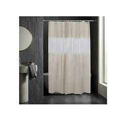  Cortina De Baño 180x180cm 100% Peva Con 12 Anillos