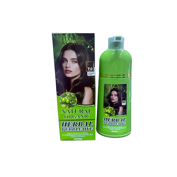 Shampoo Cubre Canas Color Rubio Natural 7.0 / 400 Ml 1