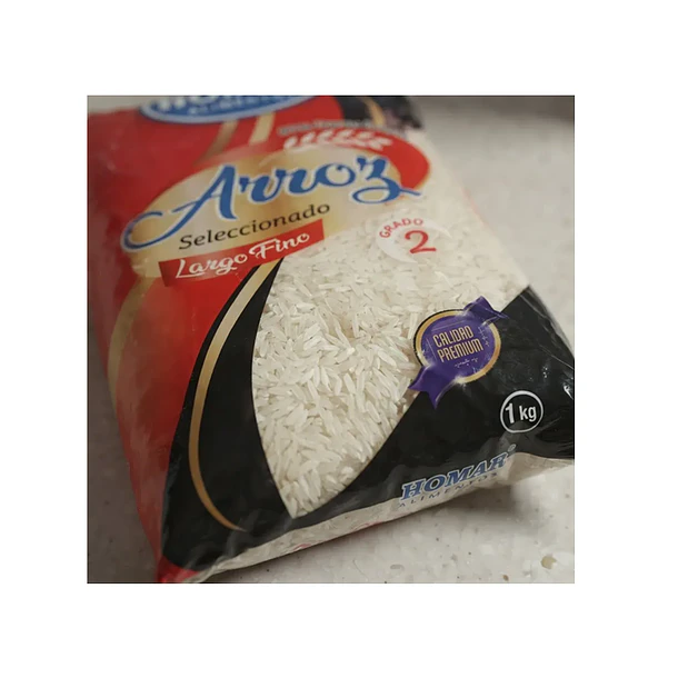 Arroz Alimentos Seleccionado Largo Fino Grado 2 1kg 2