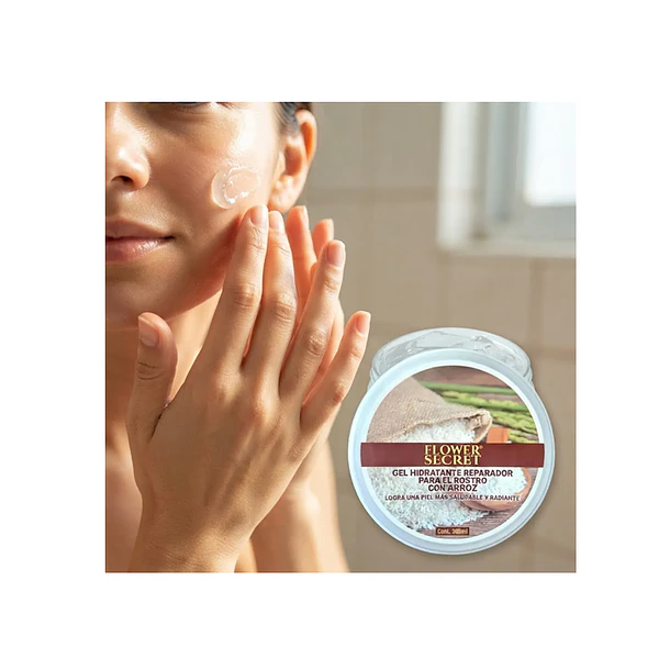 Gel Hidratante Reparador Para El Rostro Con Arroz 4