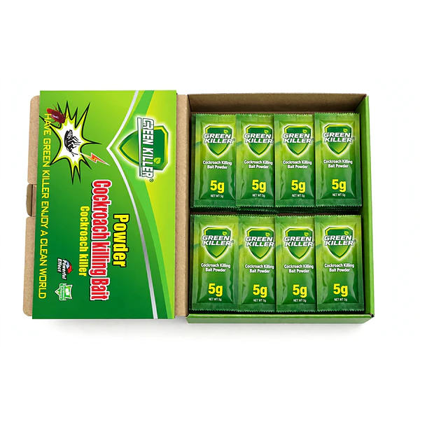 Green Killer Powder Cockroach Killing Bait Para Cucarachas 5