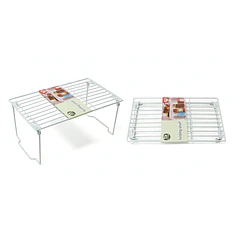 Repisa Plegable Metálica Blanca Para Cocina