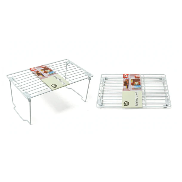 Repisa Plegable Metálica Blanca Para Cocina 1