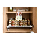 Repisa Plegable Metálica Blanca Para Cocina 2