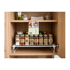 Repisa Plegable Metálica Blanca Para Cocina
