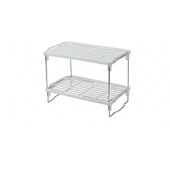 Estante Organizador De Cocina De 2 Niveles Blanco