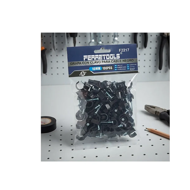 Grapas Sujetador De Cable 10mm 2