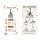 Pulverizador De Vidrio Transparente Con Diseño De Rombos 2