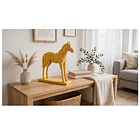 Escultura Caballo Diseño Moderno Amarillo 2