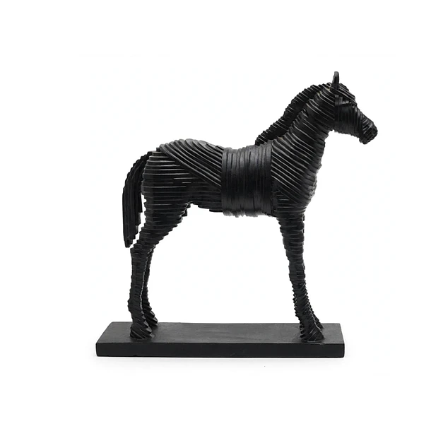 Escultura Caballo Diseño Moderno NEGRO 1