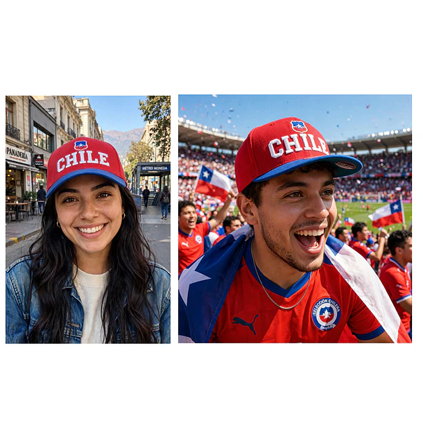 Gorra Sport Cap Snapback Chile 5