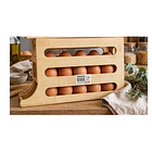 Huevera De Madera Para Huevos Con Diseño 2