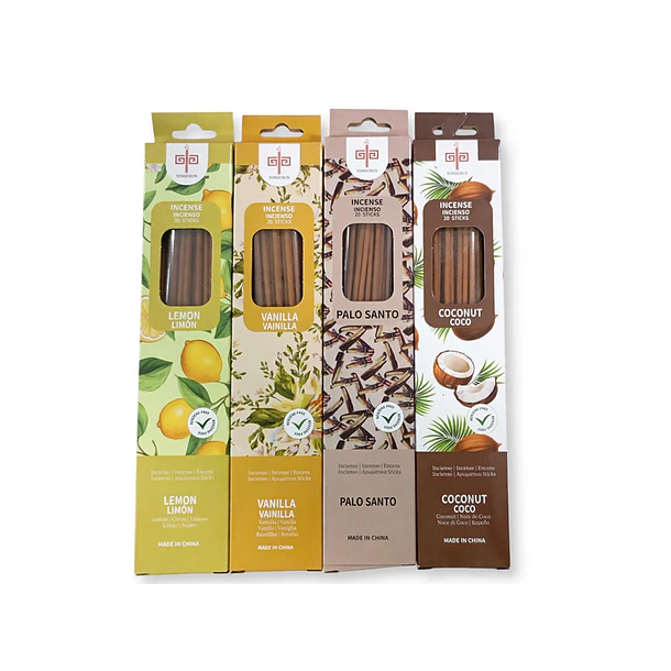 Pack 4 Cajas De Inciensos Aromas 1