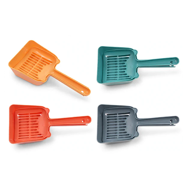 Pala Recogedora De Arena Para Gatos Plástica Colores Surtido 1
