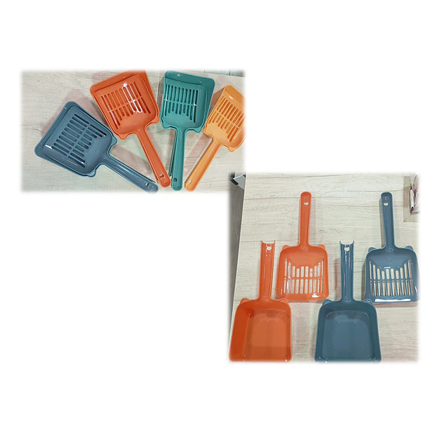 Pala Recogedora De Arena Para Gatos Plástica Colores Surtido 4