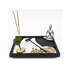 Jardín Zen De Escritorio Con Figura De Buda Y Accesorios 1