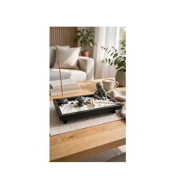 Jardín Zen De Escritorio Con Figura De Buda Y Accesorios- COPIA 3