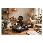 Mini Jardín Zen Ganesha Con Porta Incienso Y Vela 3