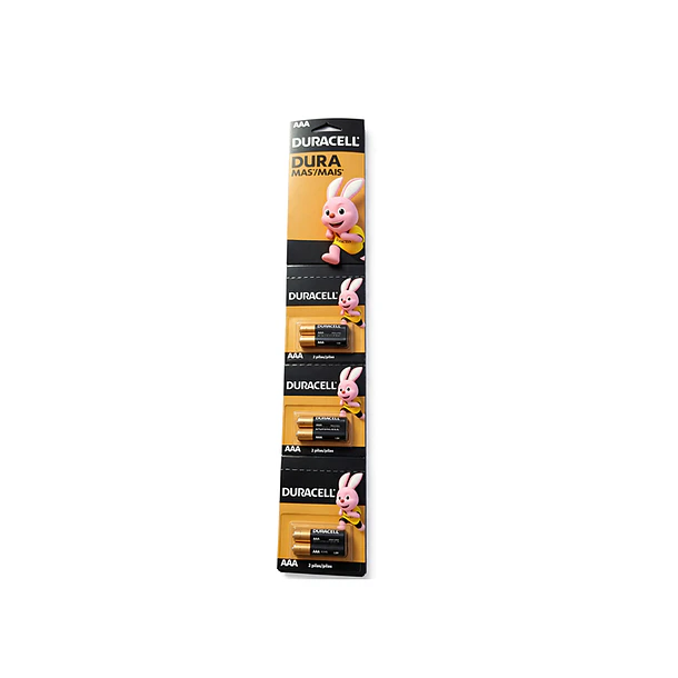 Pilas AAA Duracell Alcalinas Pack 6 1