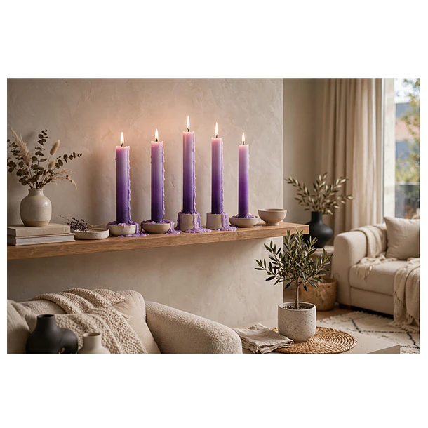 Pack 2 Vela Decorativa 6
