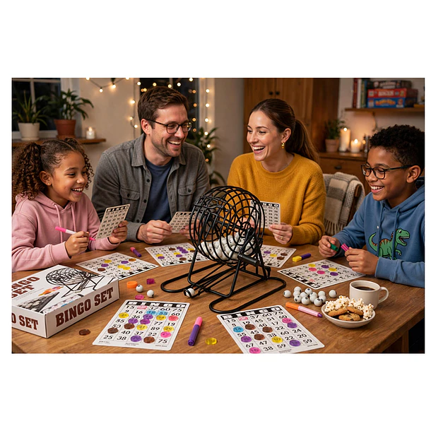 Bingo Set Juego De Mesa 4
