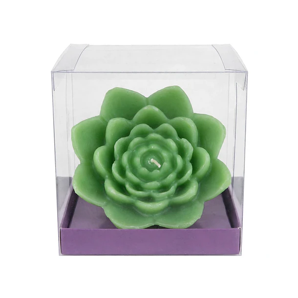 Vela Decorativa Diseño Flor De Loto 1