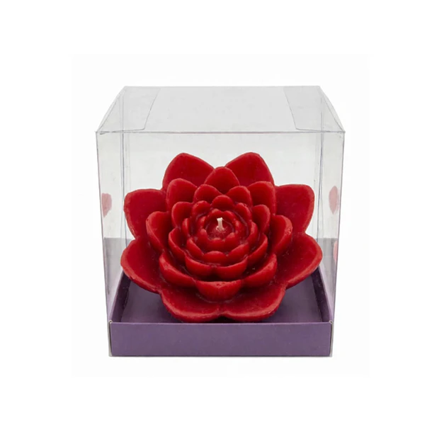 Vela Decorativa Diseño Flor De Loto 3