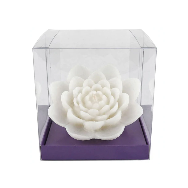 Vela Decorativa Diseño Flor De Loto 4