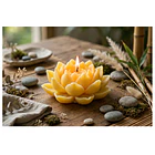 Vela Decorativa Diseño Flor De Loto 9