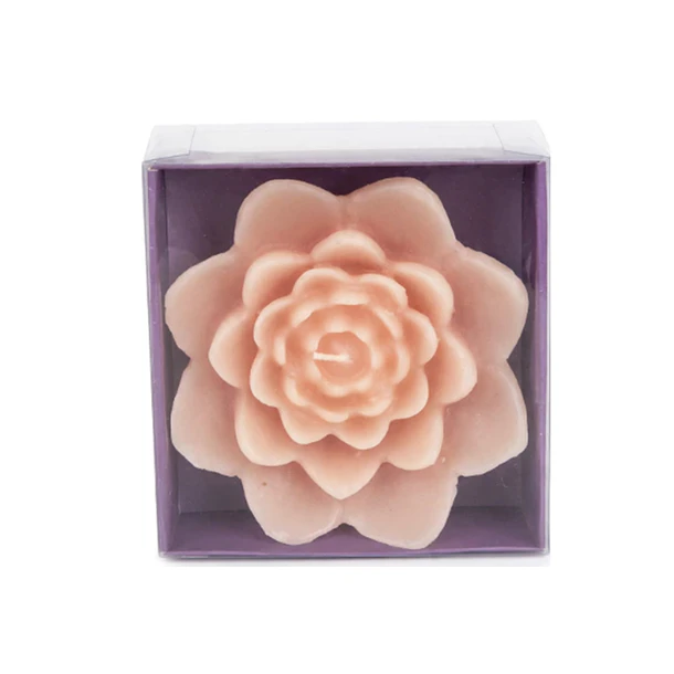 Vela Decorativa Diseño Flor De Loto 5