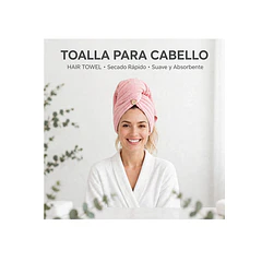 Toalla Turbante Para Secar Pelo Y Cabello