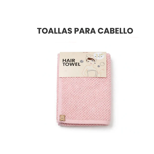 Toalla Turbante Para Secar Pelo Y Cabello 3