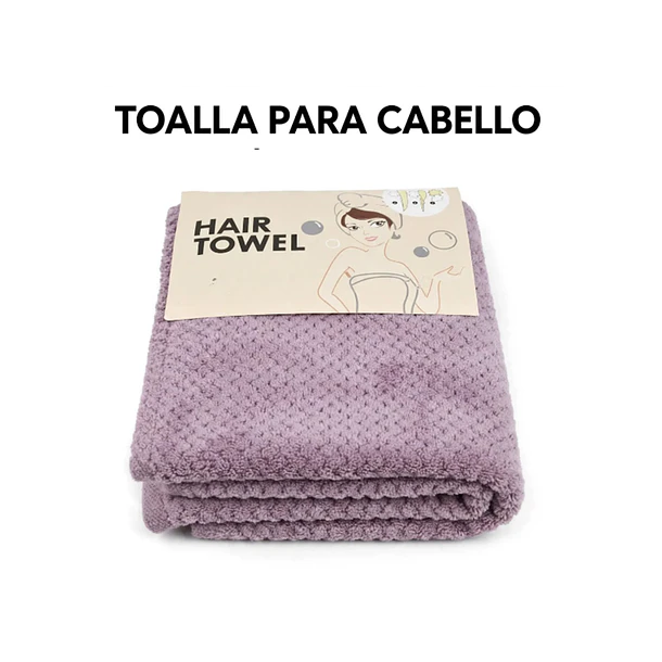 Toalla Turbante Para Secar Pelo Y Cabello 4
