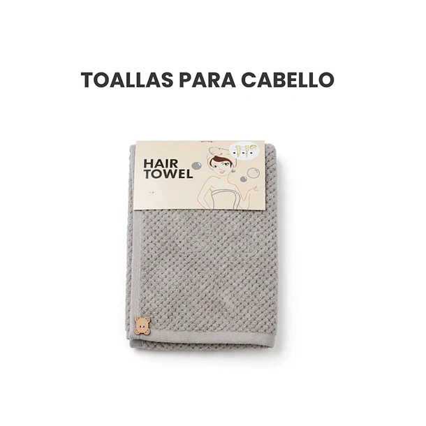 Toalla Turbante Para Secar Pelo Y Cabello 3