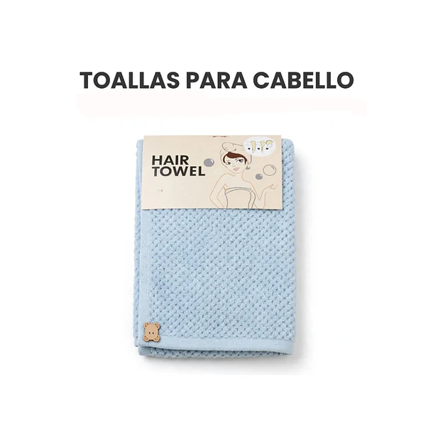 Toalla Turbante Para Secar Pelo Y Cabello 3