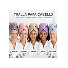 Toalla Turbante Para Secar Pelo Y Cabello 5