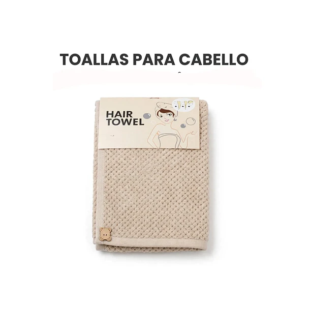 Toalla Turbante Para Secar Pelo Y Cabello 2