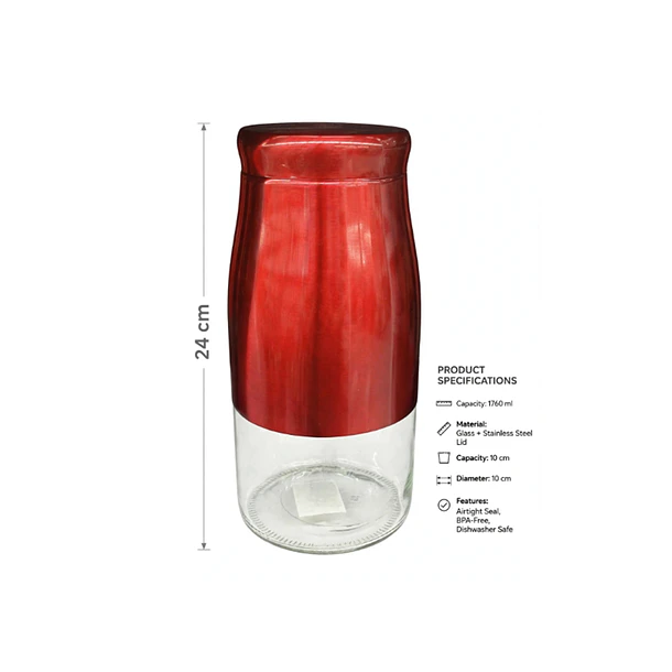 Contenedor Para Alimentos De Vidrio. 2